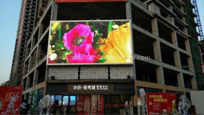 China Tela conduzida exterior video dos quadros de avisos P10 do diodo emissor de luz da varredura de Waterpoof 1/4 para a alameda de envio à venda