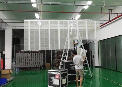 China COB Transparent LED Screen Wall 3.91 x 7.82 Pixel Pitch With Asynchronous Control for sale