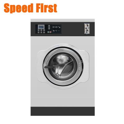 China Fully Automatic Washing And Drying Fabric Marks Cards Coin Operated Washing Machine For Laundromat Laundry Shop Coin Seal Dryer for sale