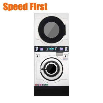 China Suitable for hotel guesthouse Thailand self-service laundry machine brands invent card washing and drying machine for laundry for sale