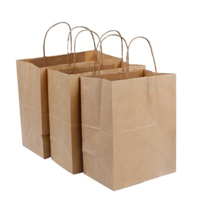 China Recycled Materials Recycled Materials Wholesale Cheap Price Customized Art Paper Take Away Food Recyclable Paper Bag for sale