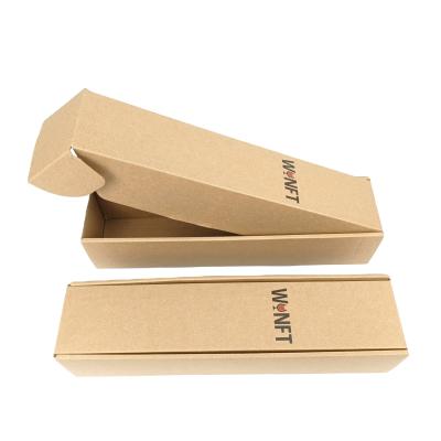 China Factory Price Recyclable Corrugated Wine Gift Packaging Boxes Recyclable Brown Paper Packaging Boxes for sale