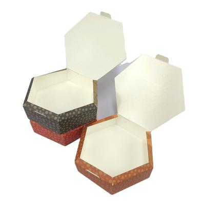 China Recycled Materials Recycled Materials Wholesale Custom Seafood Paella Box Packaging Fried Rice Logo Takeout Boxes for sale