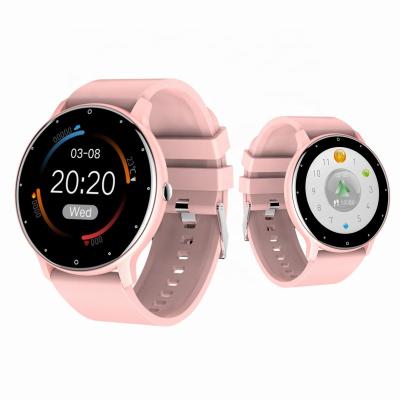 China Touch Screen Watch Bands New Product ROHS Smart Touch Screen Smartwatch around ip68 smart watch ZL02 for sale