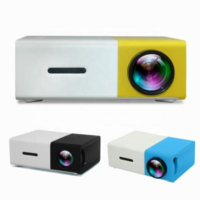 China 2021 New Products Short Throw Mini Projector 4k Single Projector For Home Match Machine Portable Projector YG300 Mobile for sale