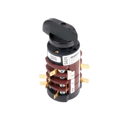 China Salzer SA20 20A Rotary Switch (TUV, CE and CB Approved) Without SA20 Plate for sale