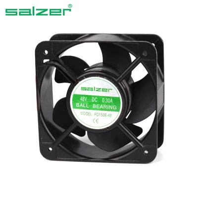 China Building Material Stores Salzer DC Axial Fan PD150B-48 48V 150X150X51MM for sale