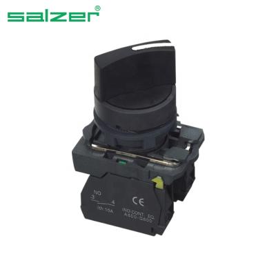 China Salzer SA22-AD25 NO+NC 2 position locked push button select switch (TUV, CE and CB approved) OFF-ON SA22-AD25 for sale