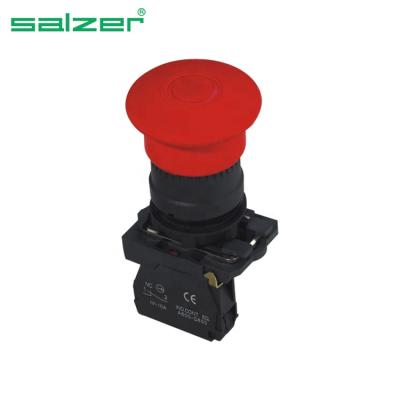 China Salzer Brand SA22-AT421NC Mushroom Head Button Switch Dia.40mm Two Way Emergency Stop (TUV, CE and CB Approved) SA22-AT42 for sale