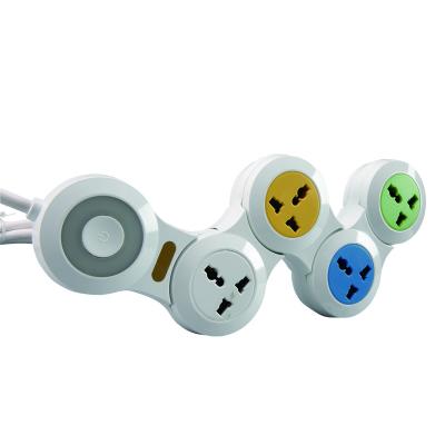 China Residential Universal Standard Grounding Extension Box Socket Outlet Home Power Strip Extension Socket for sale