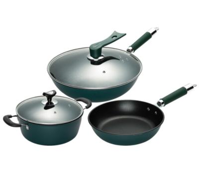 China Goodful Sustainable Cookware Set Premium Non-Stick Dishwasher Safe Pots and Pans Set for sale