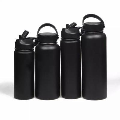 China New 32oz Gradient Space Cup 304 Stainless Steel Thermos Flask Viable Outdoor Sports Mountain Spray Hot Water Bottle for sale