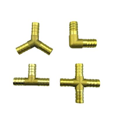 China Professional Manufacturer Custom Style Aluminum T And Through Hole Brass Air Hose Fittings for sale