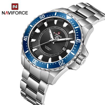 China Full Calendar NAVIFORCE 1004 SBEB Stainless Steel 100M Waterproof Watches Automatic Movement Mechanical Watches For Men Business for sale