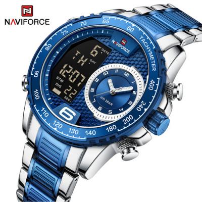 China NAVIFORCE 9199 SBE Chronograph Brand Quartz Luxury Digital Watch For Men Casual Chronograph Relogio Military Waterproof Stainless Male Clock for sale