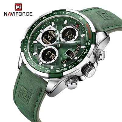 China NAVIFORCE 9197 SGNGN Chronograph Watches Brand Fashion Top Luxury Sport Watches Men Quartz Clock Waterproof Male Leather Wrist for sale