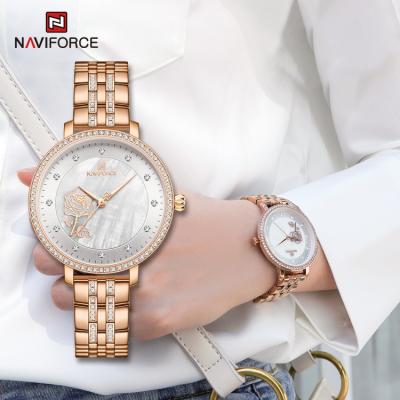 China NAVIFORCE 5017 RGW day/date relojes watch man luxury women watches quartz hot sale most popular products for sale