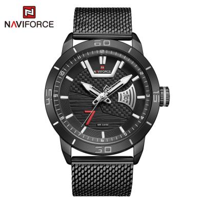 China Luxury Quartz Men's Sports Automatic Wrist Watch Business Date NAVIFORCE 9155A Brand Watches Water Resistant Watch for sale