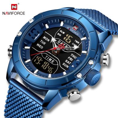 China Hot Selling Naviforce 9153 Date Watch BEBE Digital Quartz Automatic Sports Men's Navi Force 2021 Navy for sale