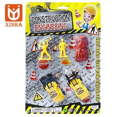 China 2022 Hot Sale Kids Inertial Engineering Truck Plastic Car Play Set Toys Engineering Vehicle 61301-2 for sale