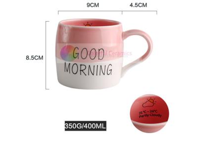 China custom made ceramic mugs funny coffee mugs silkscreen handcrafts coffee cups weather mugs service a cafe турка для кофе for sale