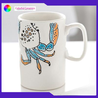 China Creative cerami mug continental coffee mug hand-painted ceramic mug Set кружка для кофе купить for sale