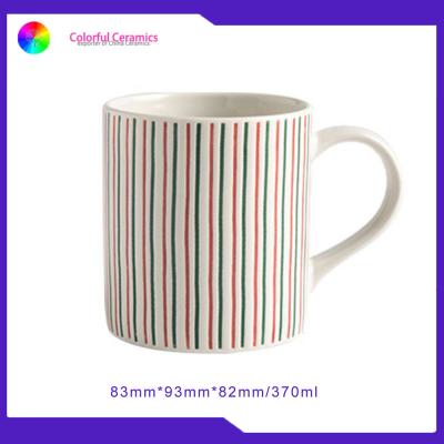 China modern ceramic mug Hand-painted Geometrical mugs coffee cup custom printed coffee mugs кружка для кофе купить for sale