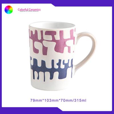 China Hand-painted gear ceramic coffee mug milk mugs custom mugs кружка для кофе купить for sale