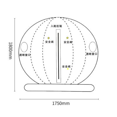 China Home Care Oxygen Generator Portable Hyperbaric Oxygen Chamber 2200*1900mm for sale