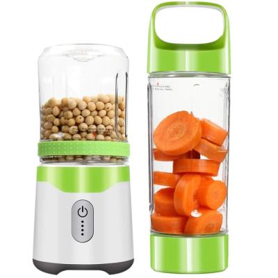 China Car 350 Mini Portable Electric Fruit Juicer Travel Portable Blender Rechargeable Smoothie 500ml For Home Use for sale