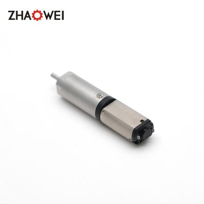 China Zhaowei ZWMD008008-28 8mm Gear Ratio 28 3-12V 150ma 264rpm-1055rpm 400-800gf.cm Micro Metal Gear Totally Enclosed Brushless Planetary Motor for sale