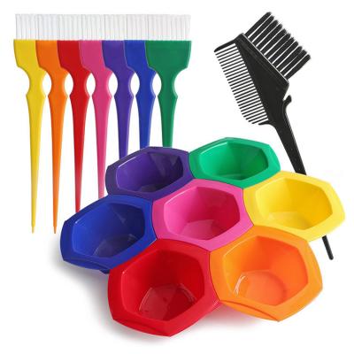 China Fashionable professional ear cover gioves hair color tip kit brush and bowl for hair color tool dye for sale