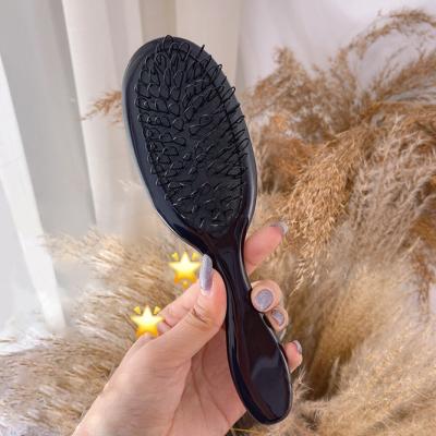 China Custom disposable private label hair extension curl wig detangling brush and comb for curly hair brush detangl for sale