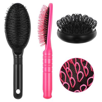 China Disposable Wholesale High Quality Travel Hair Wig Curl Afro Detangling Brush With Custom Logo Hair Extension for sale