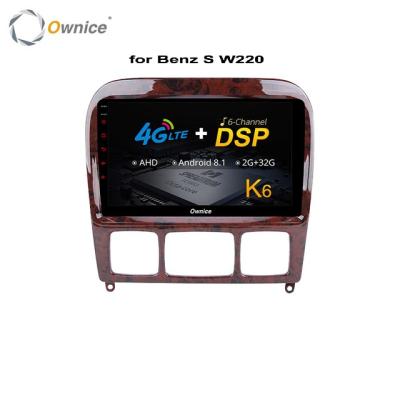 China Radio Tuner/Capacitive Screen Touch Screen Car Navigation GPS System/Bluetooth/TV/Built-in GPS Ownice K1 K3 K5 K6 Android Smart For Benz S W220 for sale