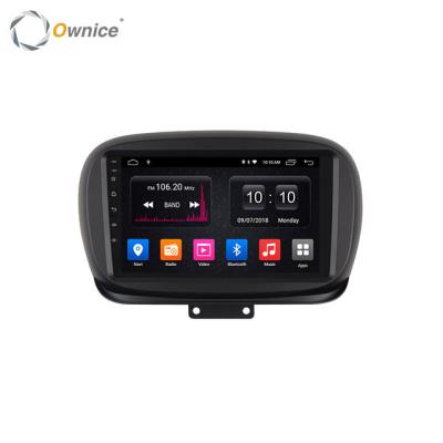 China Capacitive Screen Car Radio DVD Player Multimedia Audio Video Radio Tuner/Bluetooth/TV/Built-in GPS Android Navigation System For Fiat 500X 2015 - 2019 for sale