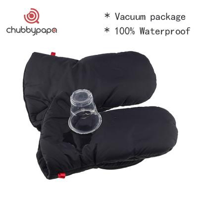 China Designed to fit all major brands of jogger stroller hand sleeve extra thick pram gloves winter warm waterproof antifreeze gloves hand cover stroller gloves for sale