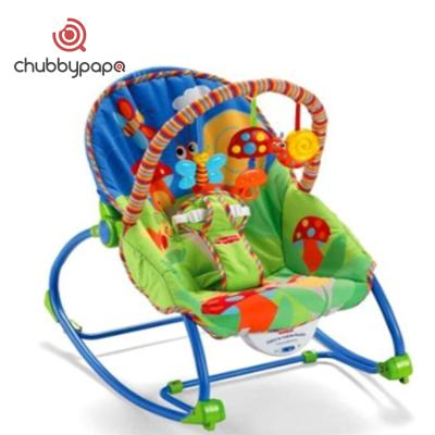 China Portable Foldable Baby Bed Designed Safety Design Infant Rocking Chair Foldable Baby Music Rocking Chair for sale