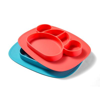 China Hot Selling Amazon BPA Free Food Grade Silicone Monkey Baby Dish for sale