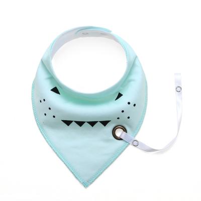 China 100% Cotton Baby Bandana Antibacterial Drool Bibs for sale