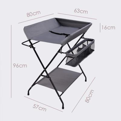 China Collapsible Collapsible Baby Table Baby Care Changing Station for sale