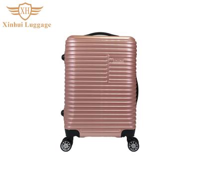 China Fashion ABS PC Spinner Wheels Luggage Travel Cabin Size Suitcases Carry-on Luggage for sale