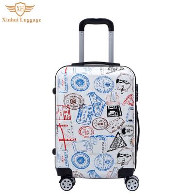 China Fashionable Trolley Suitcase Luggage Custom Carry On Luggage Suitcase Travel Bag Set Pattern Printing Travel Bags Luggage Suitcase for sale