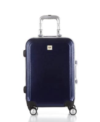 China New Design Hard Trolley ABS Aluminum Frame Luggage Set Shell Trolley Luggage Factory Promotion for sale