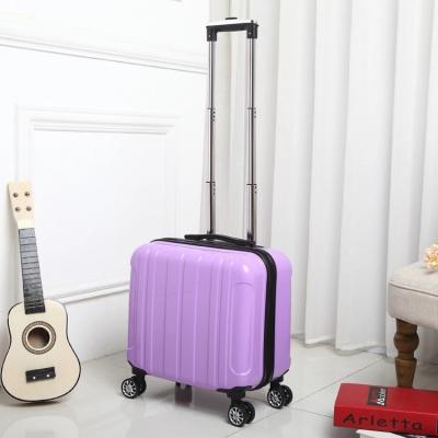 China PC 2021 Cute And Stylish Small Suitcase Waterproof Durable Trolley Suitcase Suitable For Travel Or Kids for sale