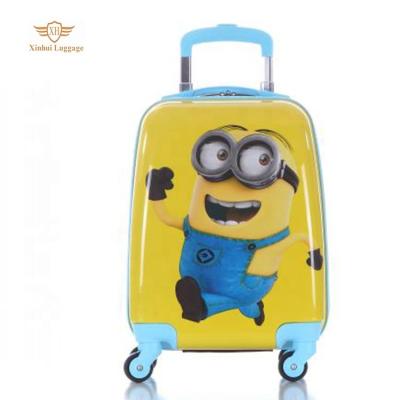 China 4 PC Kids Lightweight 4 Wheel Trolley Luggage Bag Kids Suit Luggage Cases for sale