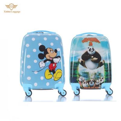 China PC Children Trolley Luggage Case Kids Carry Bag Suitcase From China for sale