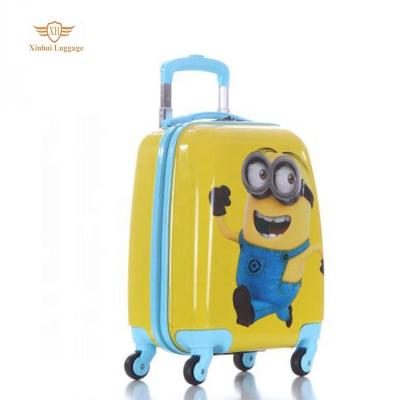 China Fashionable Best Trolley Kids Luggage Kids Hard PC Small Suitcases For Travel for sale