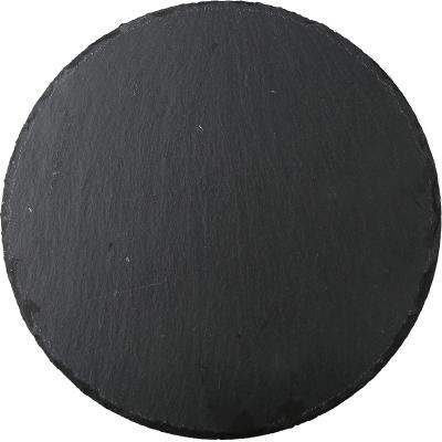 China Sustainable Luxurious Design Trust Business Plate Tableware Round Slate Cheese Board Thot Sale Restaurant for sale