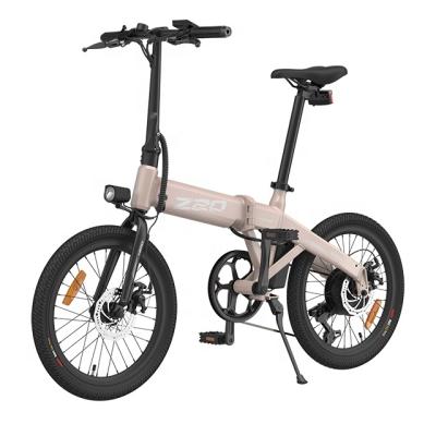 China Free Shipping Aluminum Alloy UK Warehouse Dropshipping HIMO Z20 Full Suspension Mini Ebike Hidden Battery Folding Electric Bicycle for sale